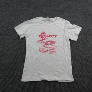 Vicinity Hidden Hills 94 Shirt Mens S White Cotton Logo KonKave Graphic Tee
